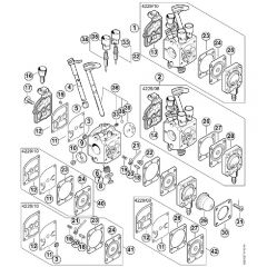 Genuine Stihl BG50 / D - Carburetor