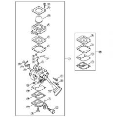 Genuine Stihl BG56 / F - Carburetor 4241/22