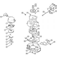 Genuine Stihl BG61 / B - Rewind starter, Ignition system