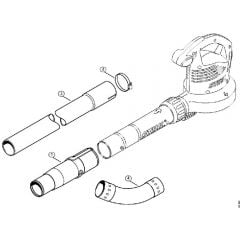 Genuine Stihl BGE71 / E - Gutter cleaning