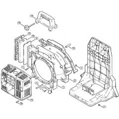 Genuine Stihl BR106 / E - Fan housing