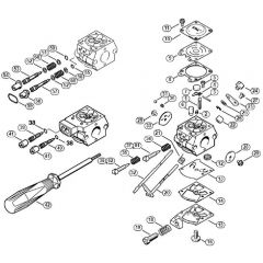 Genuine Stihl BR320 L / E - Carburetor BR 320 L WT-230, WT-489 USA