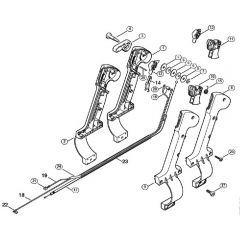 Genuine Stihl BR340 / J - Control handle