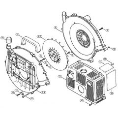 Genuine Stihl BR380 / F - Fan housing