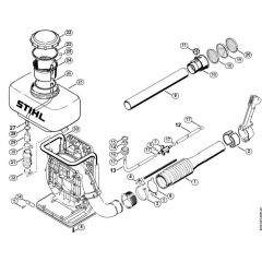 Genuine Stihl BR380 / N - Conversion kit BR/SR