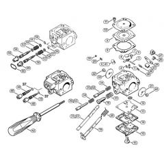 Genuine Stihl BR400 / D - Carburetor HD-4, HD-13