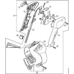 Genuine Stihl BR450 C-EF / O - Control handle BR 450 C