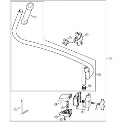 Genuine Stihl BR450 C-EF / P - Bike handle