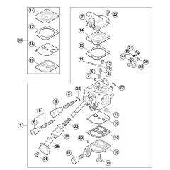 Genuine Stihl BR450 / G - Carburetor 4244/11