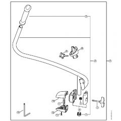 Genuine Stihl BR600 / P - Bike handle