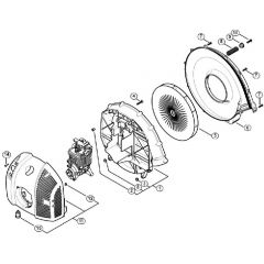 Genuine Stihl BR700 / G - Fan housing, Shroud