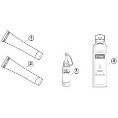 Genuine Stihl BR700 / P - Miscellaneous lubricants and greases