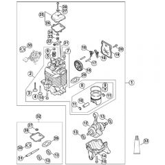 Genuine Stihl BR800 C-E / A - Engine