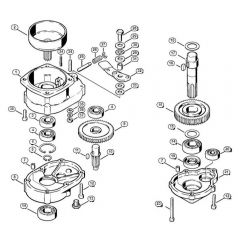 Genuine Stihl BT106 / J - Gear head BT 106 (09.1995)