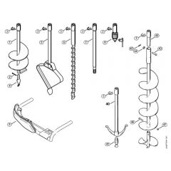 Genuine Stihl BT106 / N - Augers, Extras