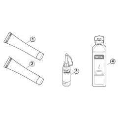 Genuine Stihl BT106 / O - Miscellaneous lubricants and greases