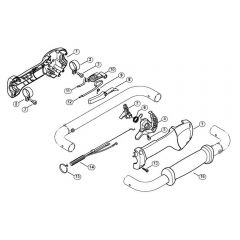 Genuine Stihl BT131 / J - Control handle