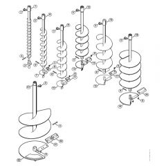 Genuine Stihl BT131 / L - Earth auger