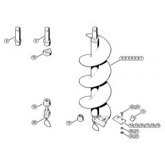 Genuine Stihl BT308 / F - Augers