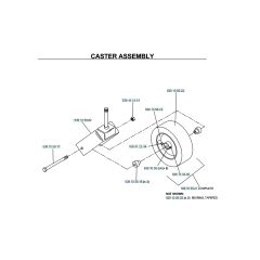 Husqvarna Bz27 - Casters