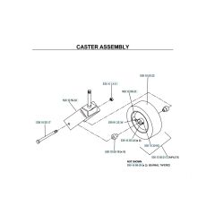 Husqvarna Bz34 D - Casters