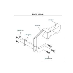 Husqvarna Bz34 D - Pedals