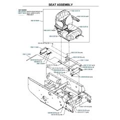 Husqvarna Bz34 D - Seat