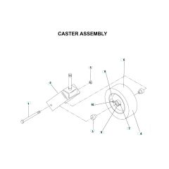 Husqvarna Bze6127 D - Casters