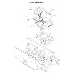 Husqvarna Bze6134 D - Seat