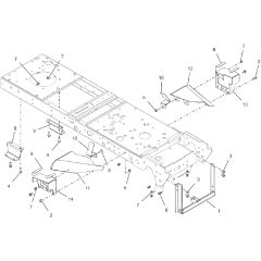 Countax C40M Mulcher - From 25-03-2019 - 06 Body Link And Deck Tensioner