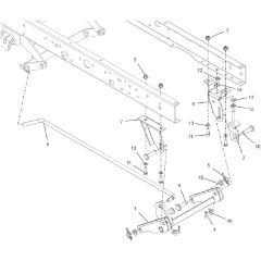 Countax C40M Mulcher - From 25-03-2019 - 14 Deck Lift Front Cradle