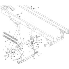 Countax C40M Mulcher - From 25-03-2019 - 15 Deck Lift Rear Cradle