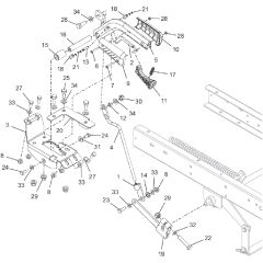 Countax C40M Mulcher - From 25-03-2019 - 16 Deck Lift Handle