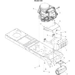 Countax C60-2Wd Fr730 - From 01-03-2022 - 24 Engine Assy C60