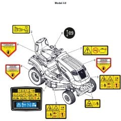 Countax C80-2Wd Fr730 - From 01-03-2022 - 30 Safety Decals