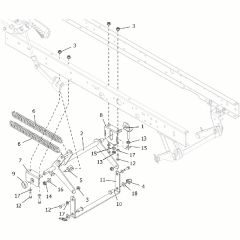 Countax C80 - From A0328984 06-04-2016 - 18 Deck Lift Cradle