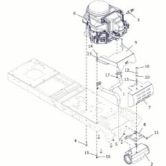 Countax C80 - From A0328984 06-04-2016 - 22 Engine Assy C80