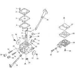 Carburettor (S/N 36001001)