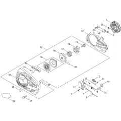 Starter, Magneto (S/N 36064658)