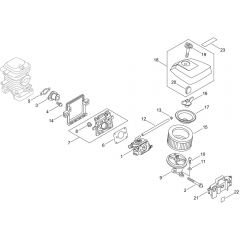 Air Cleaner, Carburettor