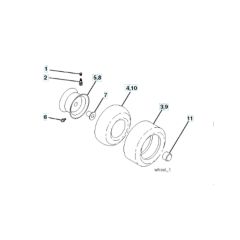 Husqvarna Ct151 - Wheels & Tyres