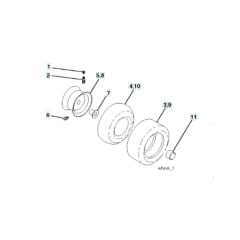 Husqvarna Cth151 - Wheels & Tyres