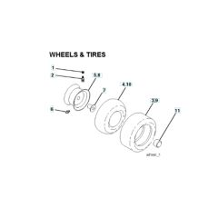 Husqvarna Cth171 - Wheels & Tyres