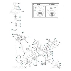 Husqvarna Cth1736 - Steering