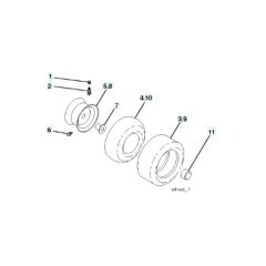 Husqvarna Cth1736 - Wheels & Tyres