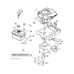 Husqvarna Cth173 - Engine