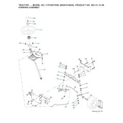 Husqvarna Cth180 Twin - Steering