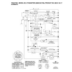 Husqvarna Cth2036 Twin - Schematic