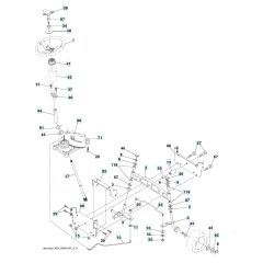 Husqvarna Cth2038 - Steering