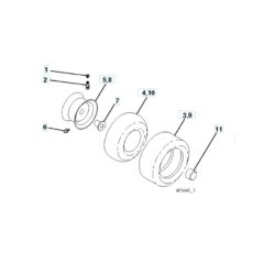 Husqvarna Cth222T - Wheels & Tyres